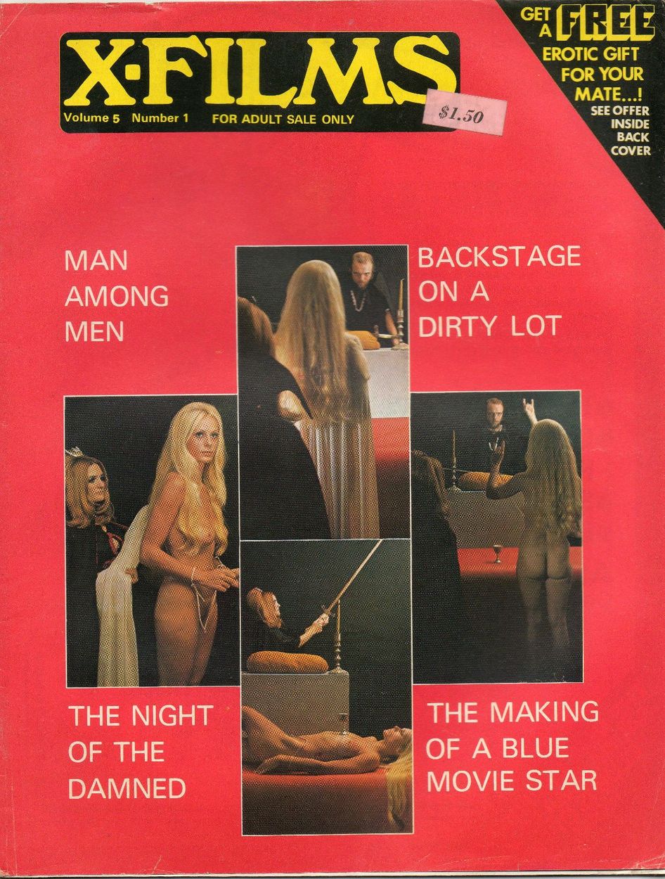 X-FILMS magazine side cover  Vol 5 No 1  1974