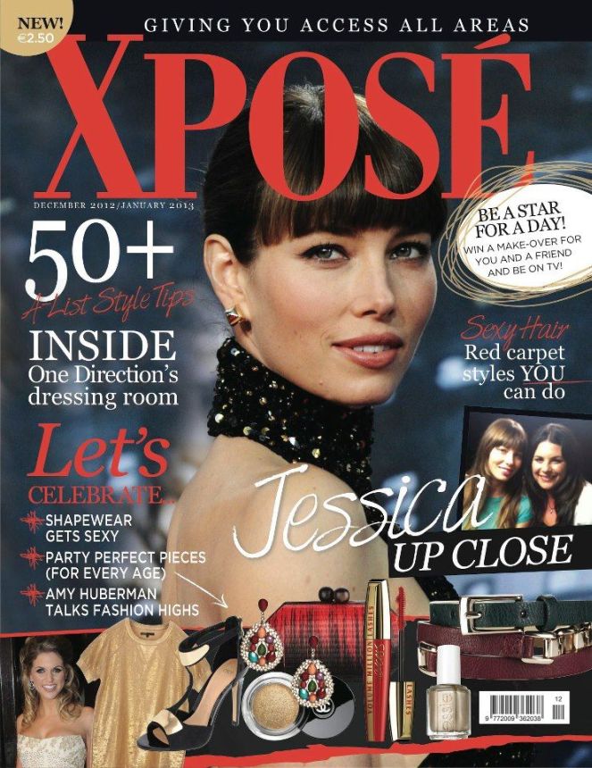 XPOSE IRELAND magazine side cover  December 2012/ January 2013 