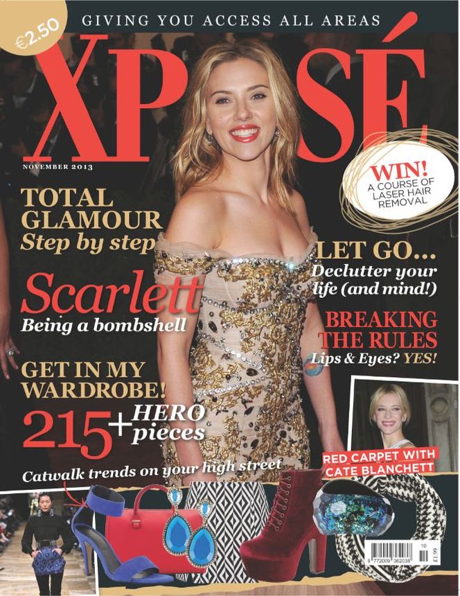 XPOSE IRELAND magazine side cover  November 2013