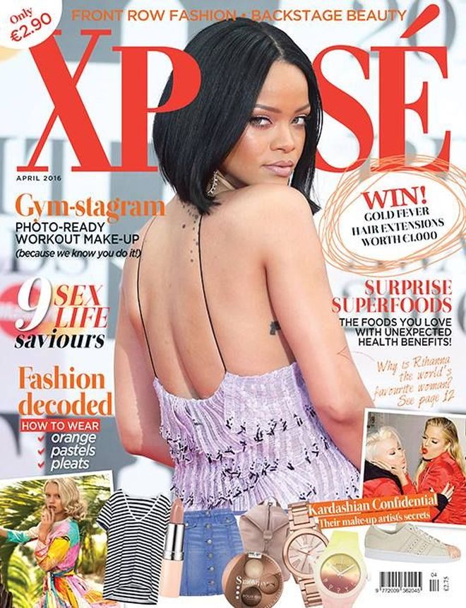XPOSE IRELAND magazine side cover  April 2016