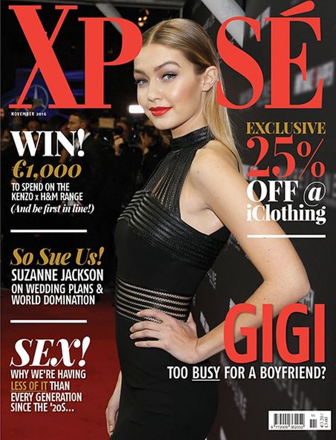 XPOSE IRELAND magazine side cover  November 2016