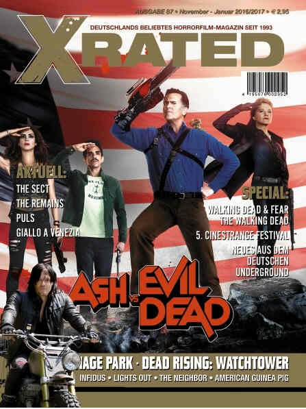X RATED magazine side cover Issue 87 November 2016