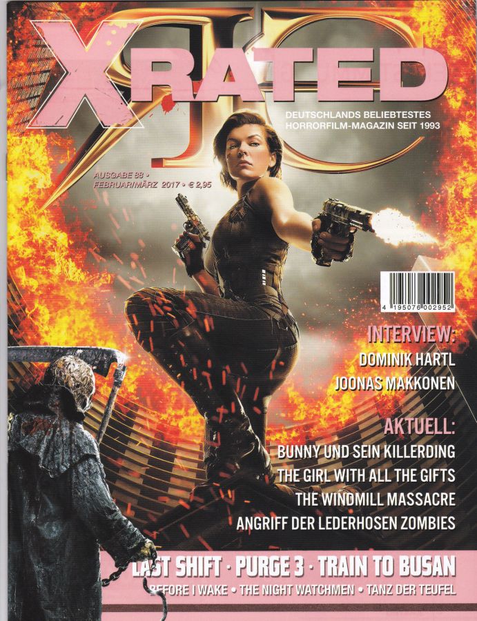 X RATED magazine side cover Issue 88 February/March 2017