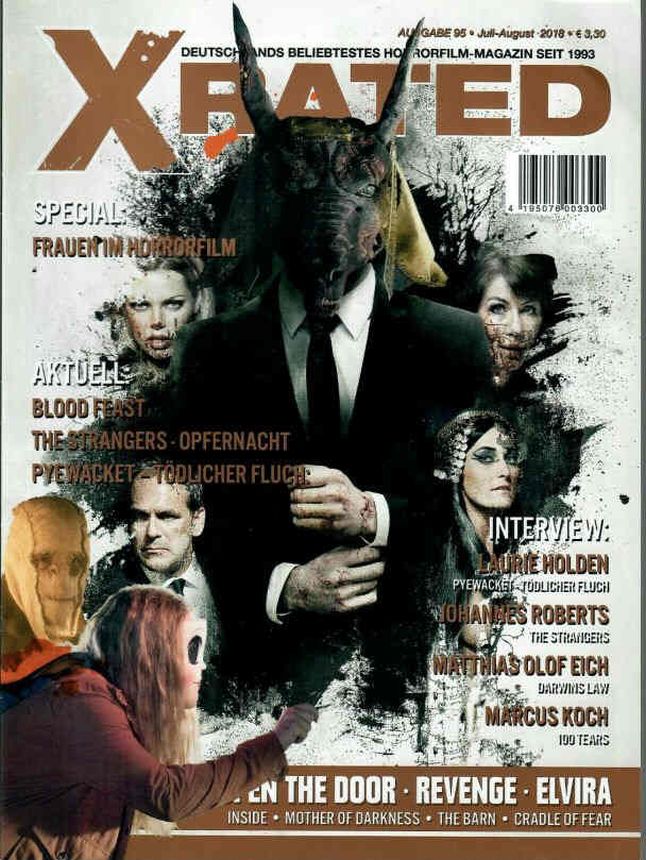 X RATED magazine side cover Issue 95  July/August 2018