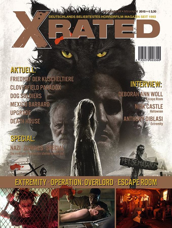 X RATED magazine side cover Issue 98  March/April 2019