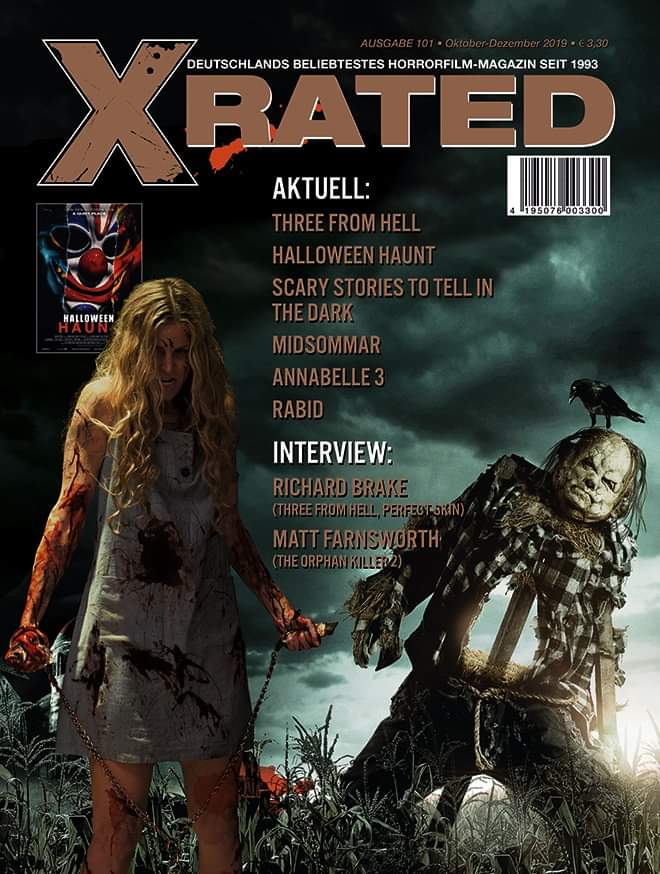 X RATED magazine side cover Issue 101  October/December 2019