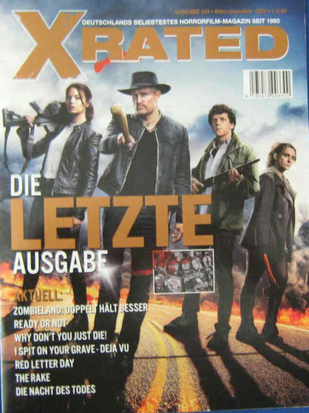 X RATED magazine side cover Issue 103  March 2020