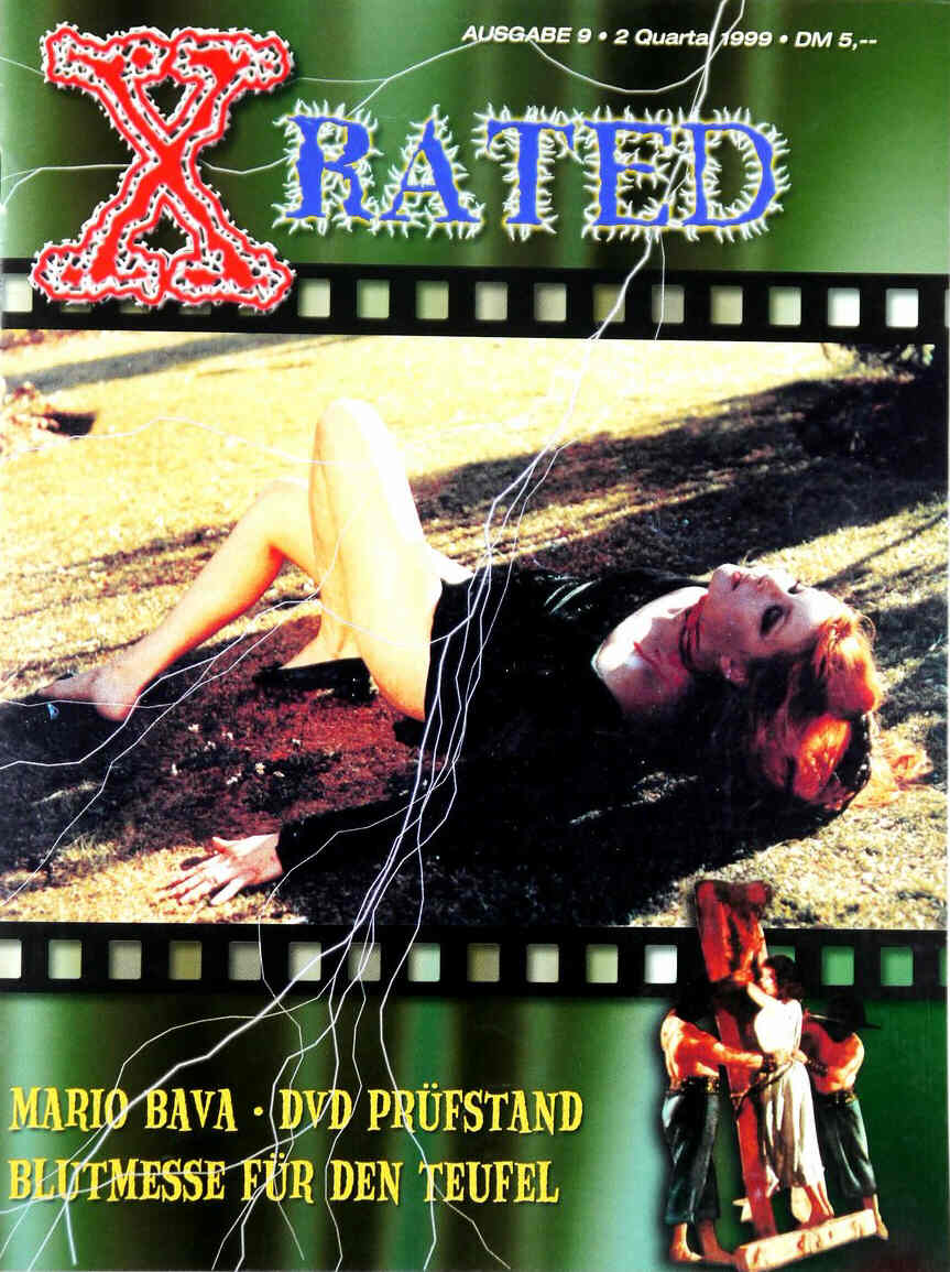 X RATED magazine side cover Issue 9 March 1999