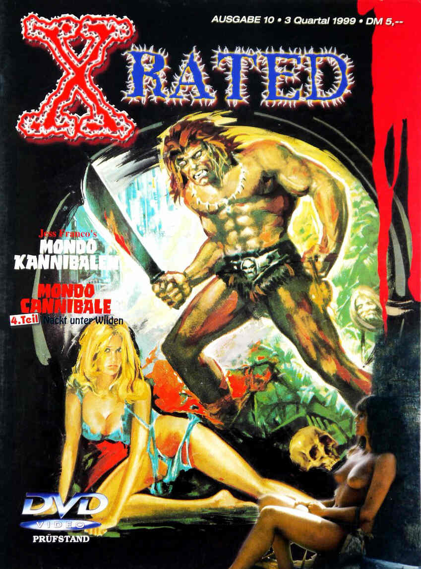 X RATED magazine side cover Issue 10 July 1999