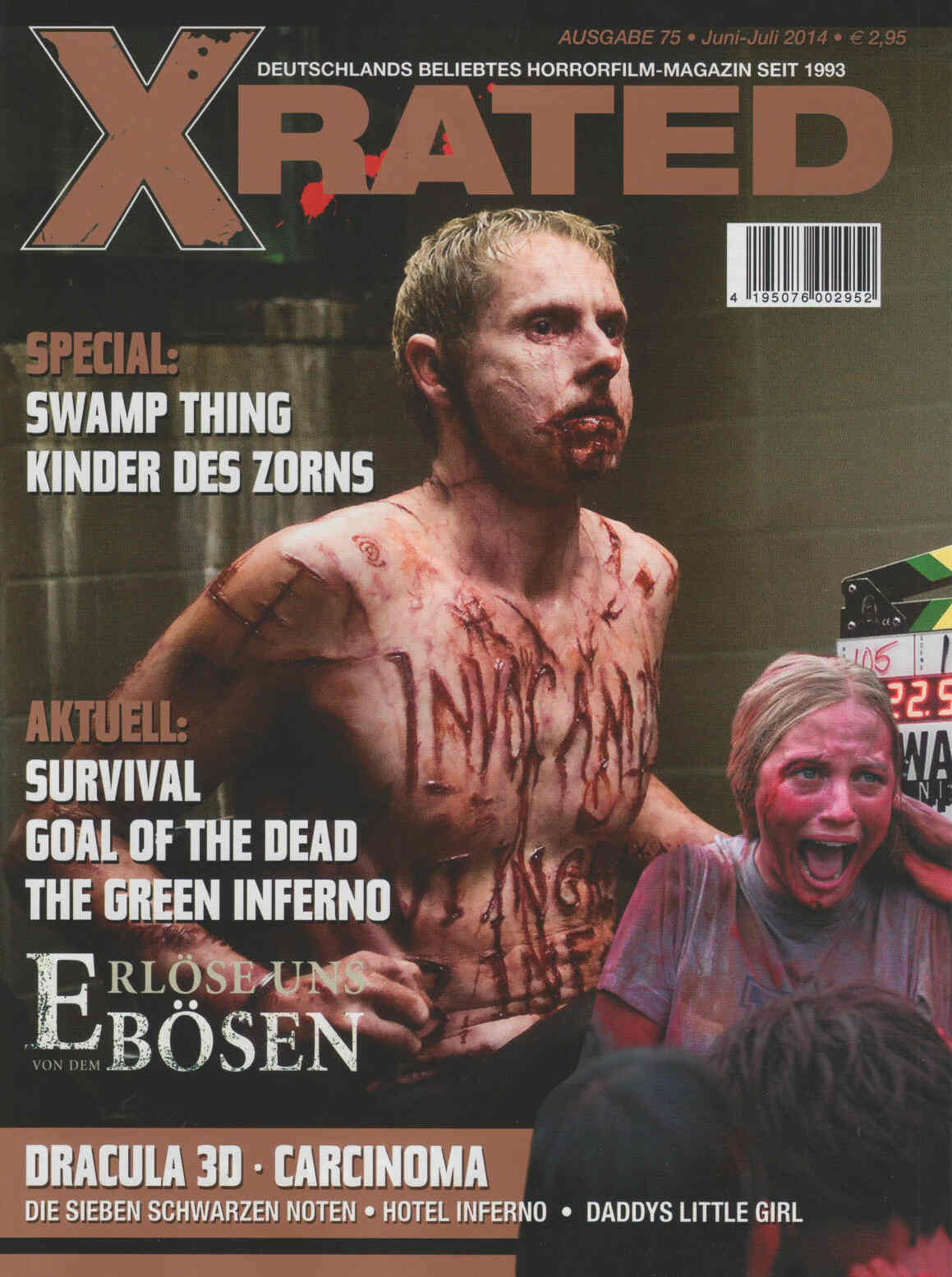 X RATED magazine side cover Issue 75 June/July 2014
