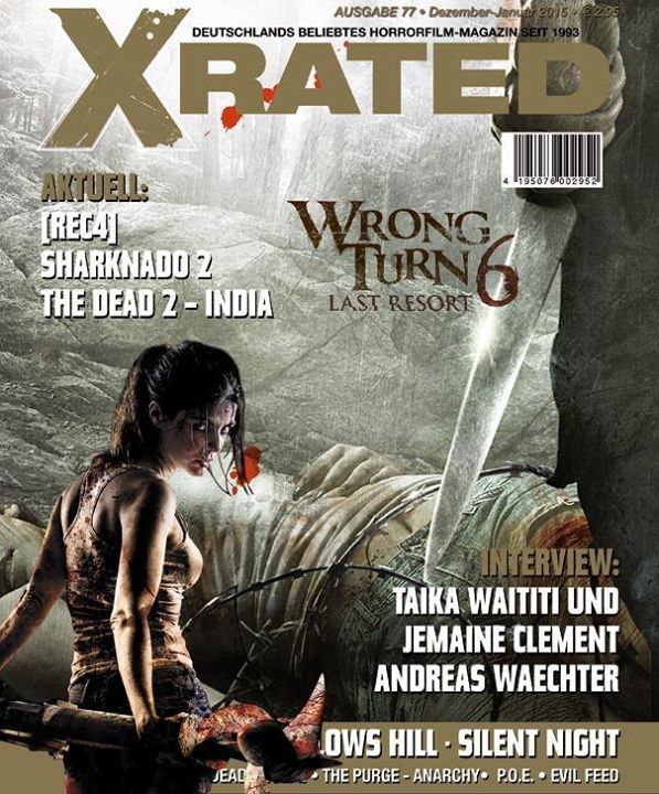 X RATED magazine side cover Issue 77 December 2014