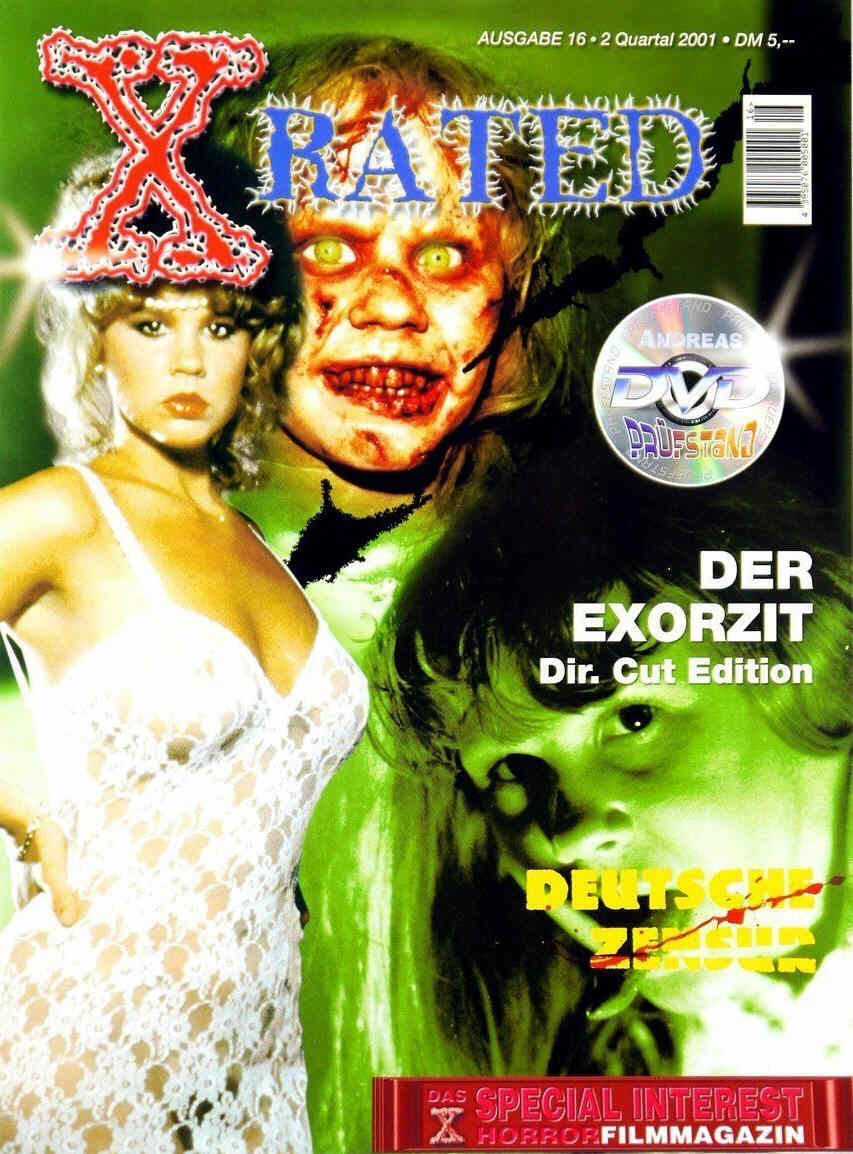 X RATED magazine side cover Issue 16 February 2001