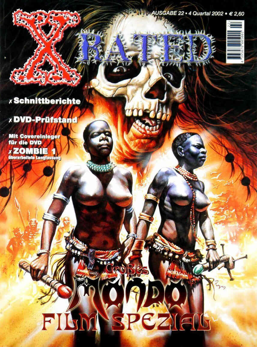 X RATED magazine side cover Issue 22 August 2002