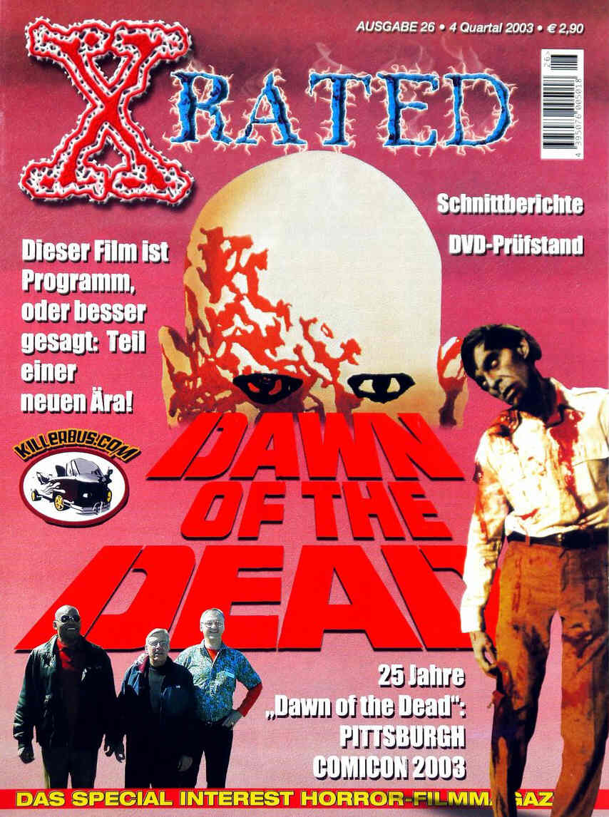 X RATED magazine side cover Issue 26 September 2003