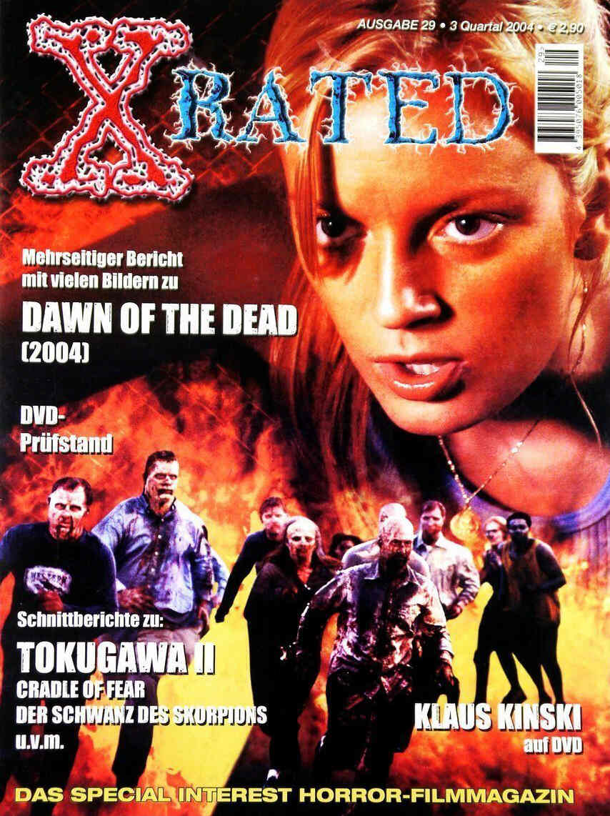 X RATED magazine side cover Issue 29 June 2004