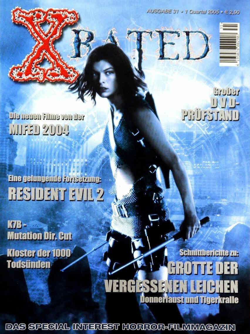 X RATED magazine side cover Issue 31 December 2004