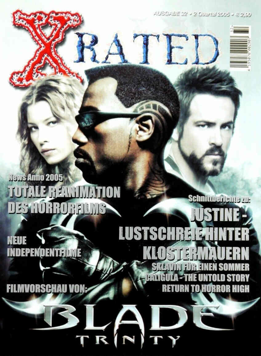 X RATED magazine side cover Issue 32 March 2005