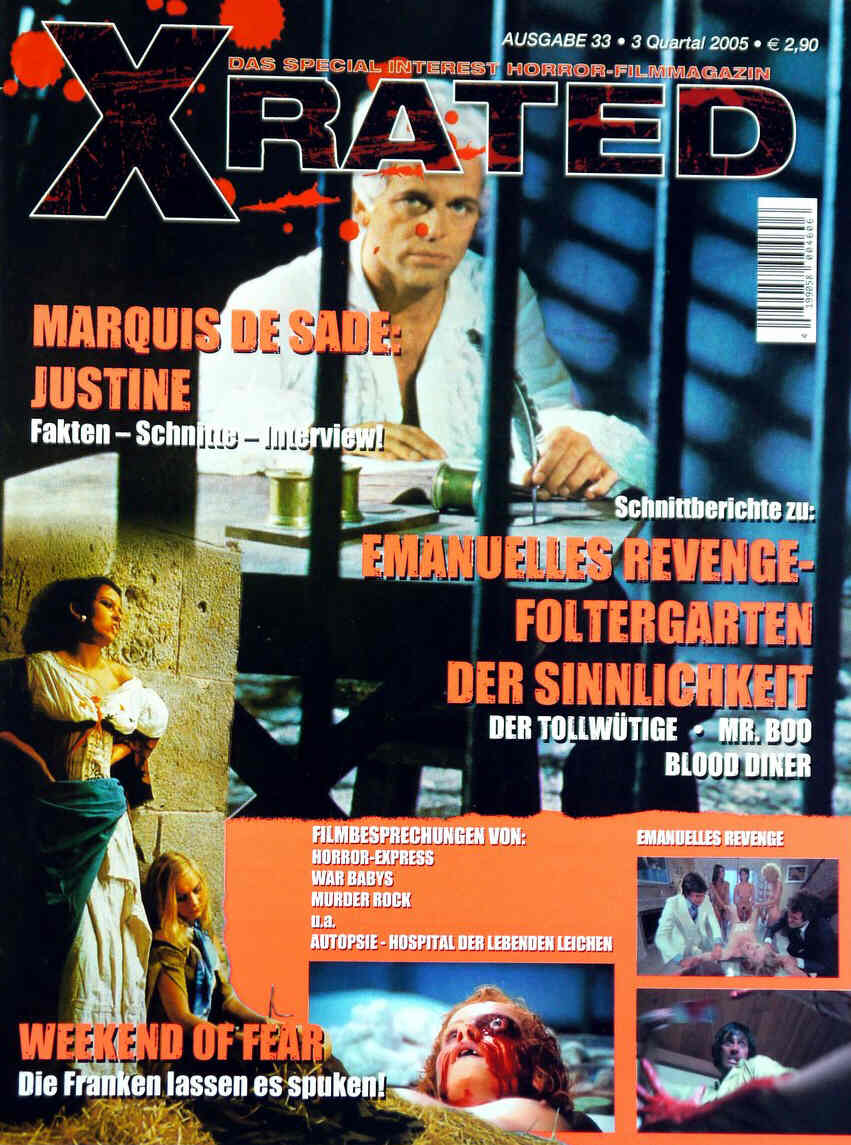 X RATED magazine side cover Issue 33 June 2005