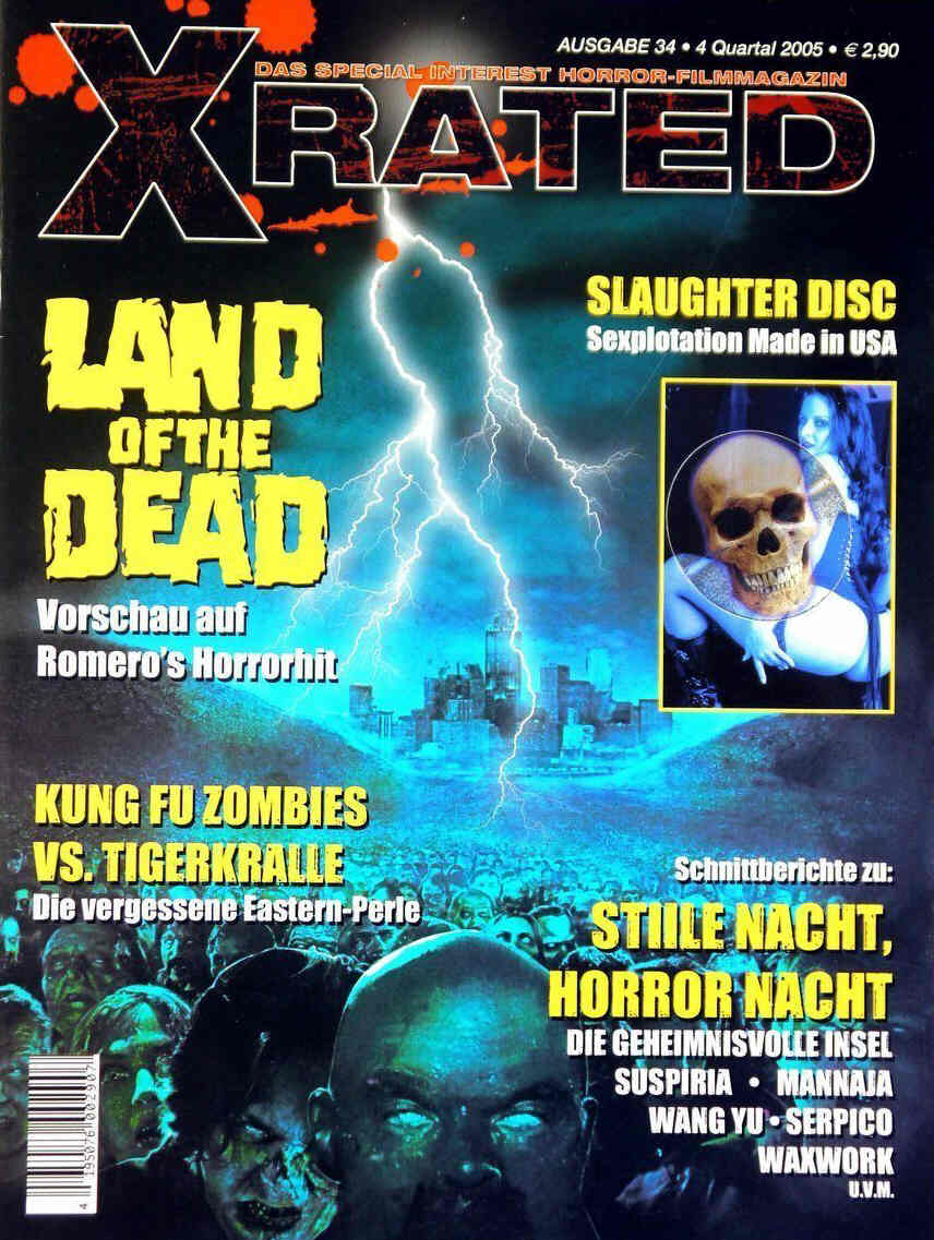 X RATED magazine side cover Issue 34 September 2005
