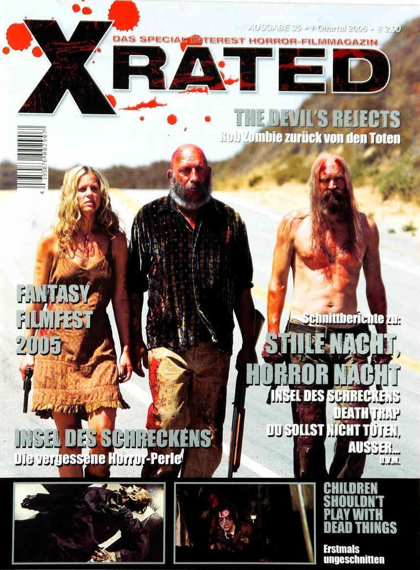X RATED magazine side cover Issue 35 December 2005