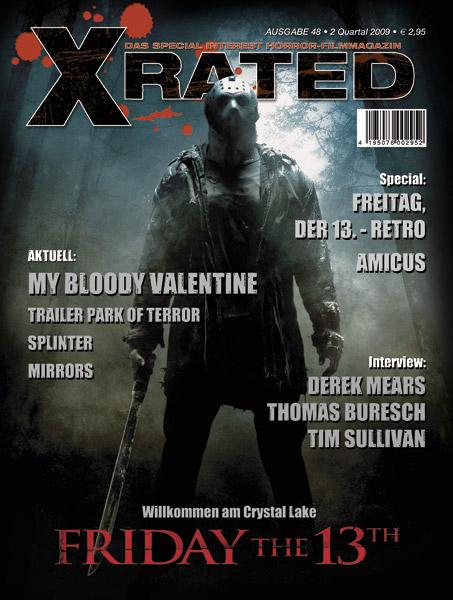 X RATED magazine side cover Issue 48  2009