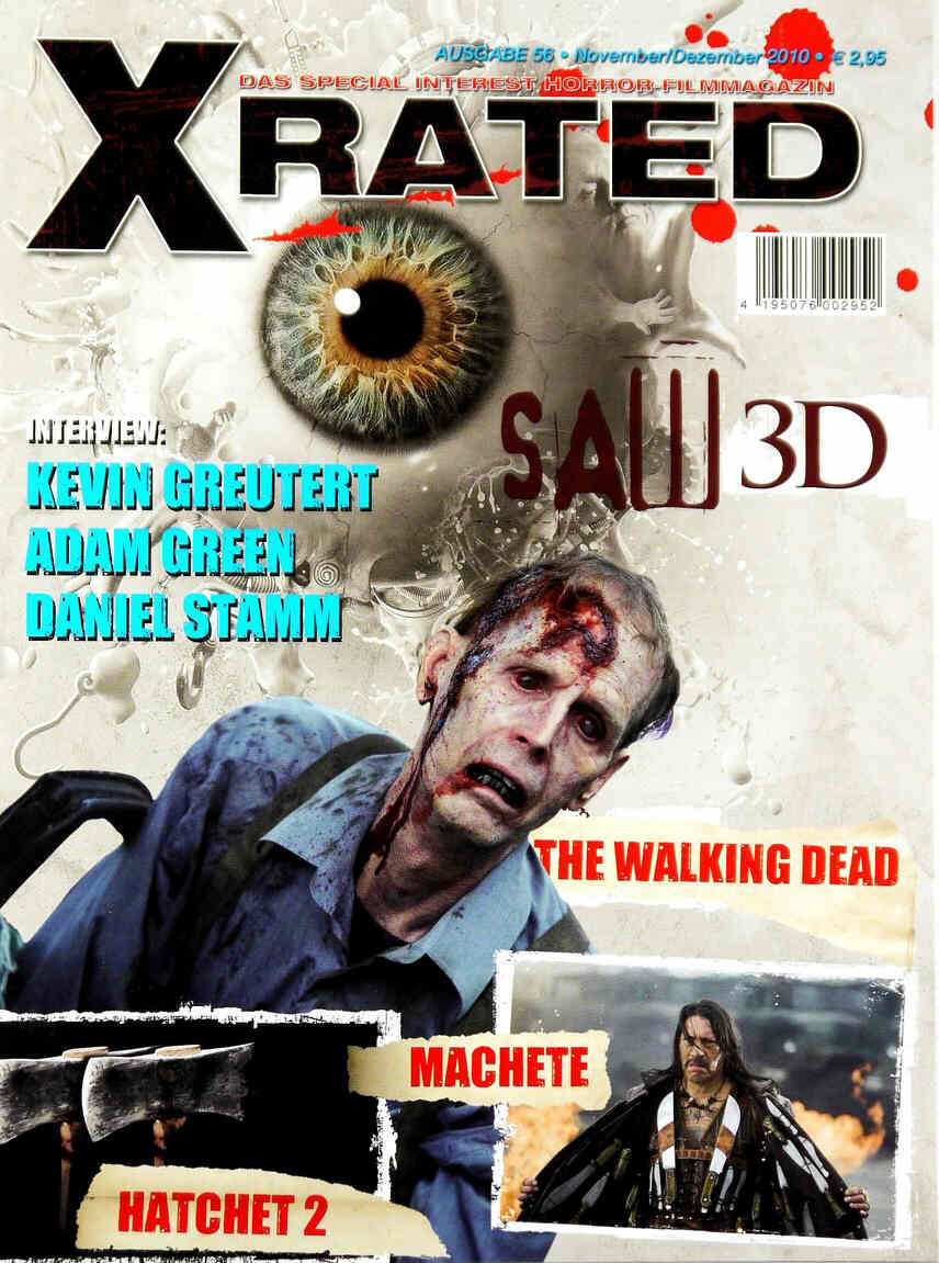X RATED magazine side cover Issue 56 November/December 2010