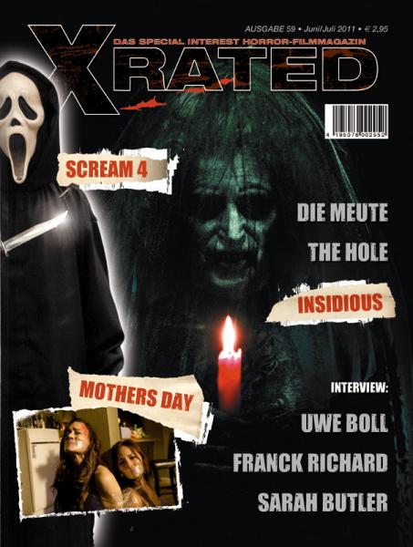 X RATED magazine side cover Issue 59 June/July 2011