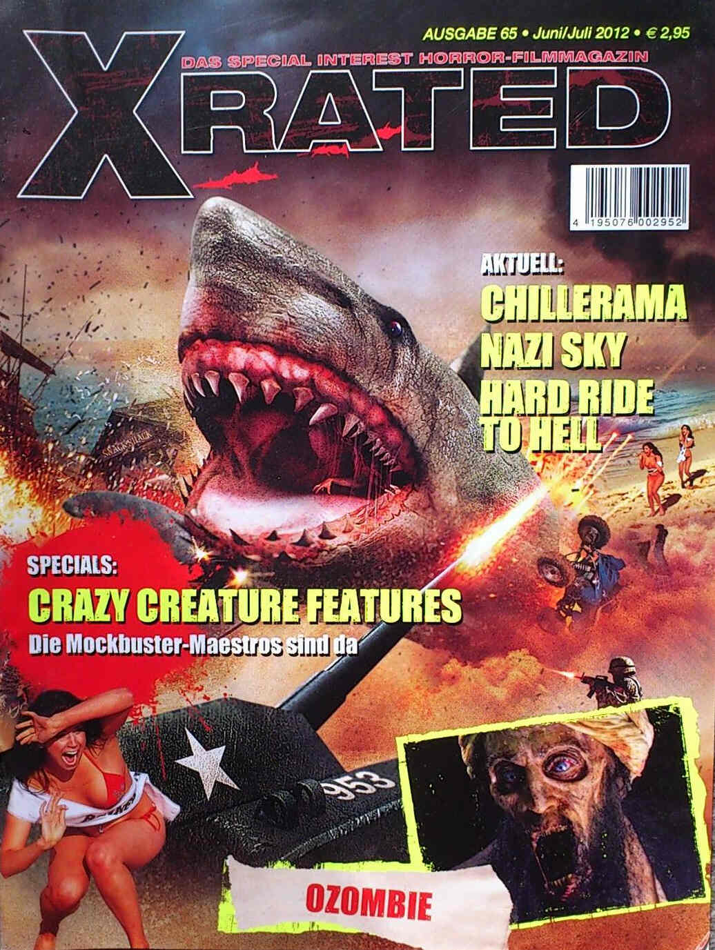 X RATED magazine side cover Issue 65 June/July 2012
