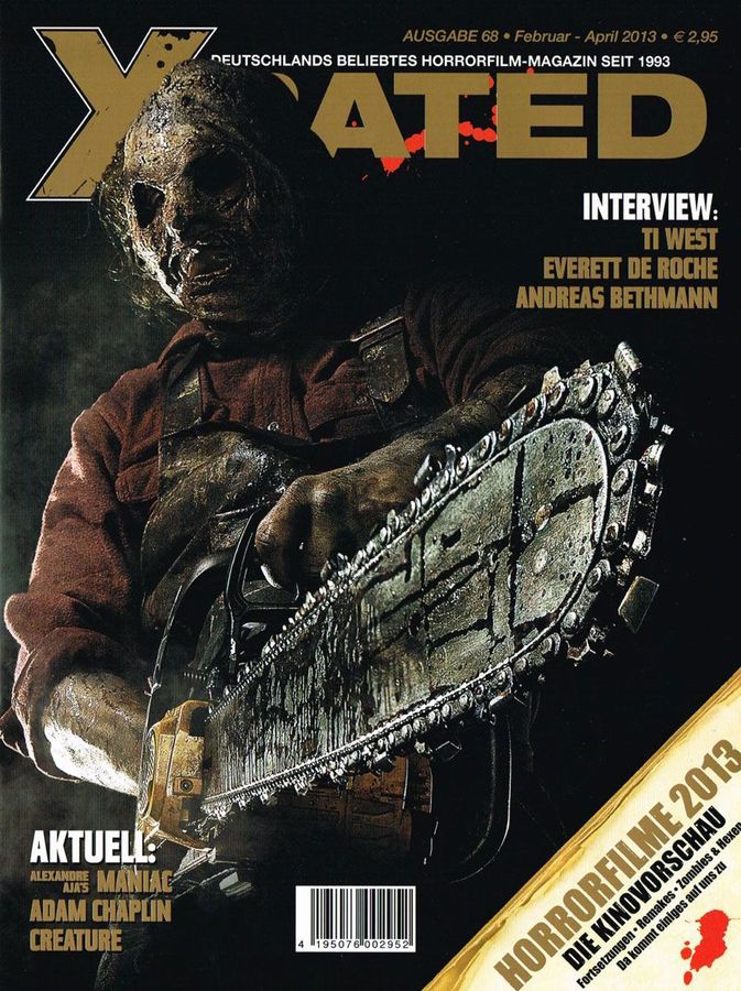 X RATED magazine side cover Issue 68 February/March/April 2013