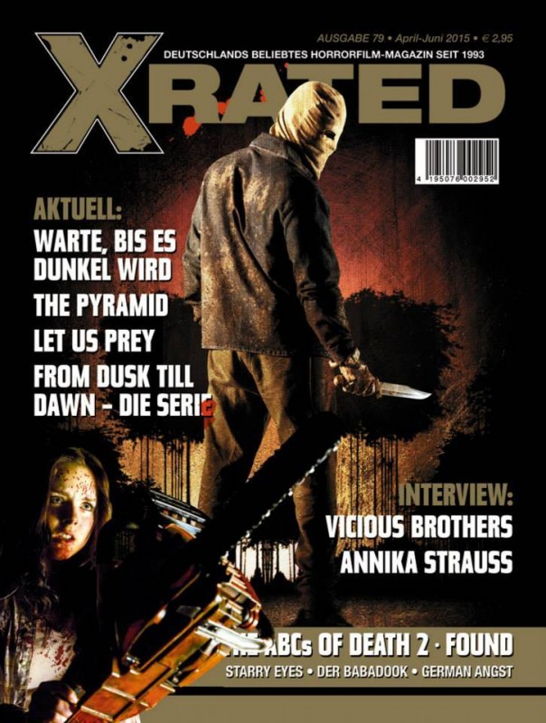 X RATED magazine side cover Issue 79 April/May/June 2015