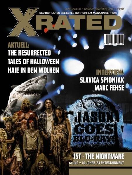 X RATED magazine side cover Issue 81 October/November 2015
