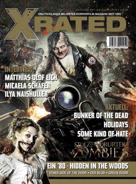 X RATED magazine side cover Issue 85 July/August 2016