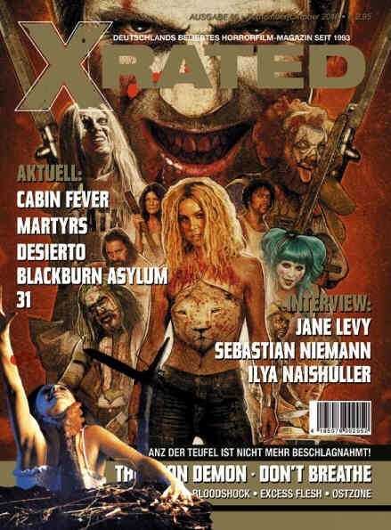 X RATED magazine side cover Issue 86 September/October 2016
