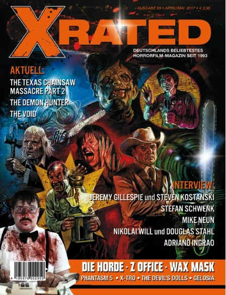 X RATED magazine side cover Issue 89 April/May 2017