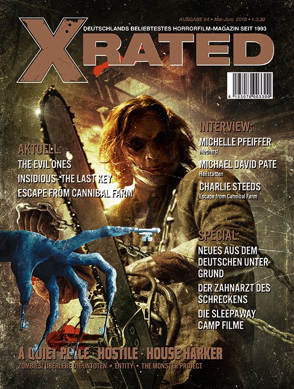 X RATED magazine side cover Issue 94  May/June 2018
