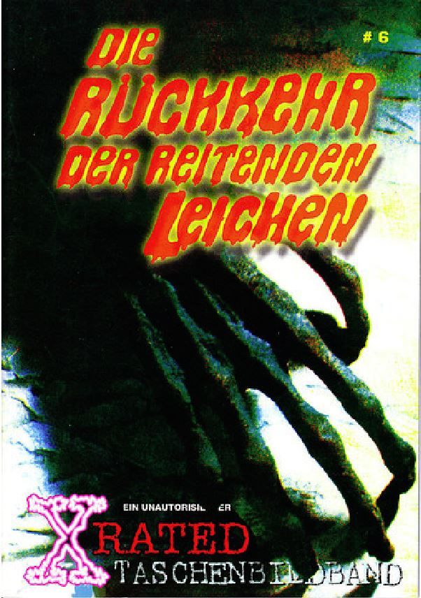 X RATED TASCHENBILDBAND magazine side cover Issue 6  1996