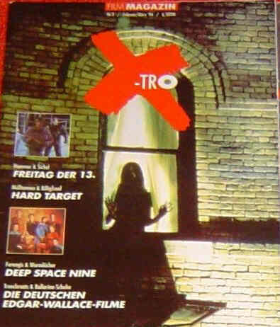 X-TRO magazine side cover February/March 1994