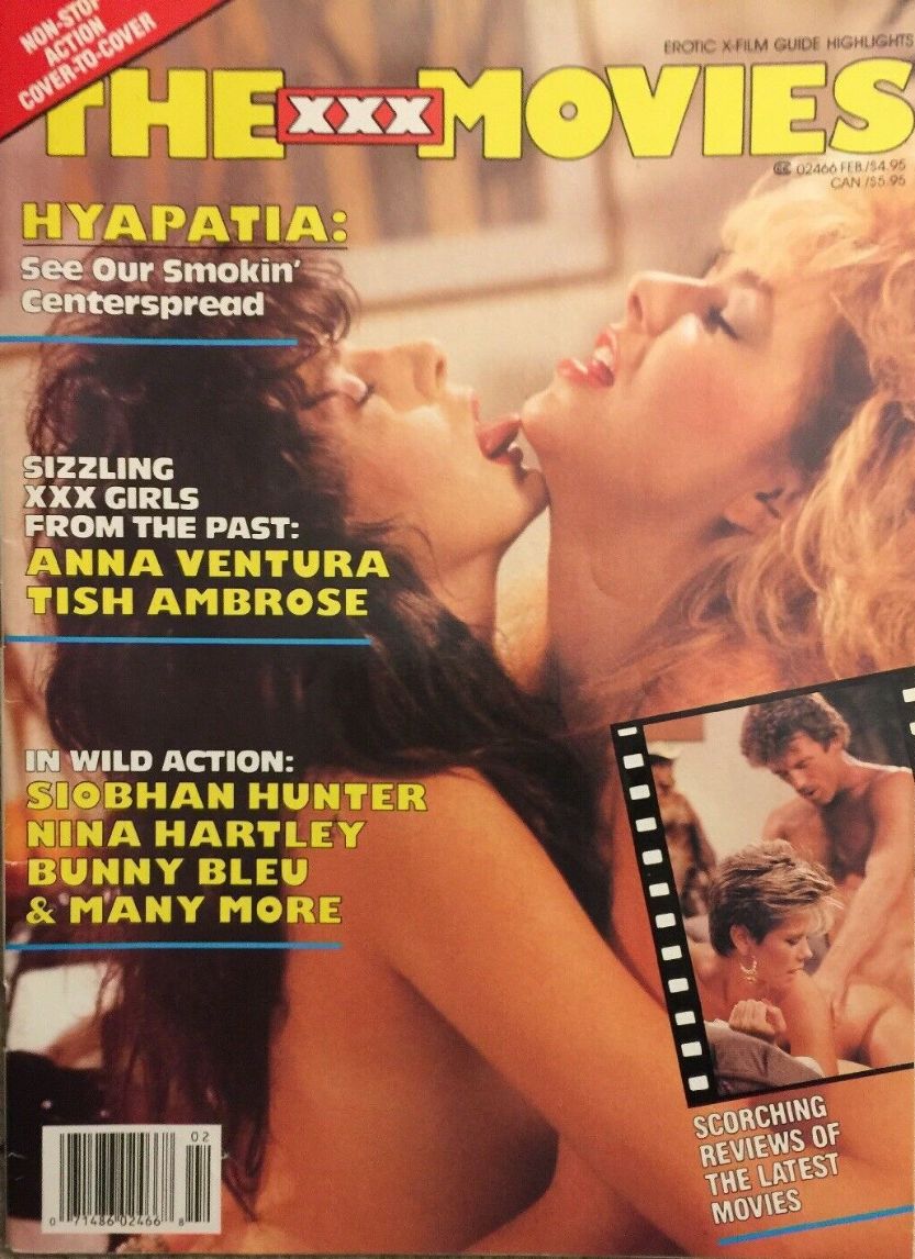 XXX MOVIES magazine side cover  February 1990