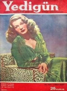 YEDIGUN magazine side cover Issue 626 4 March 1945