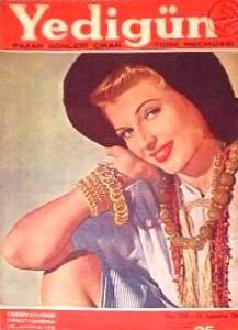 YEDIGUN magazine side cover August 1946