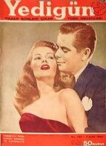 YEDIGUN magazine side cover 7 September 1947