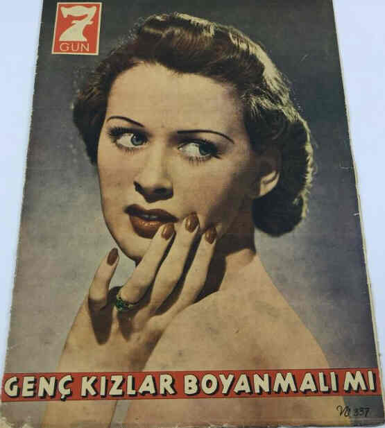 YEDIGUN magazine side cover Issue 337 22 August 1939