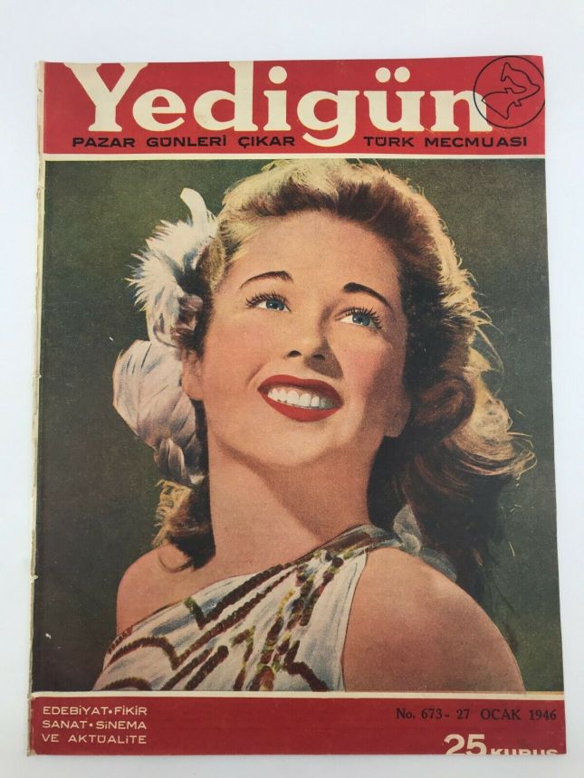 YEDIGUN magazine side cover Issue 673 27 January 1946