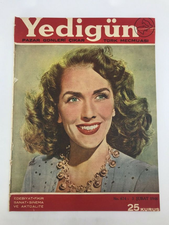 YEDIGUN magazine side cover Issue 674 3 February 1946