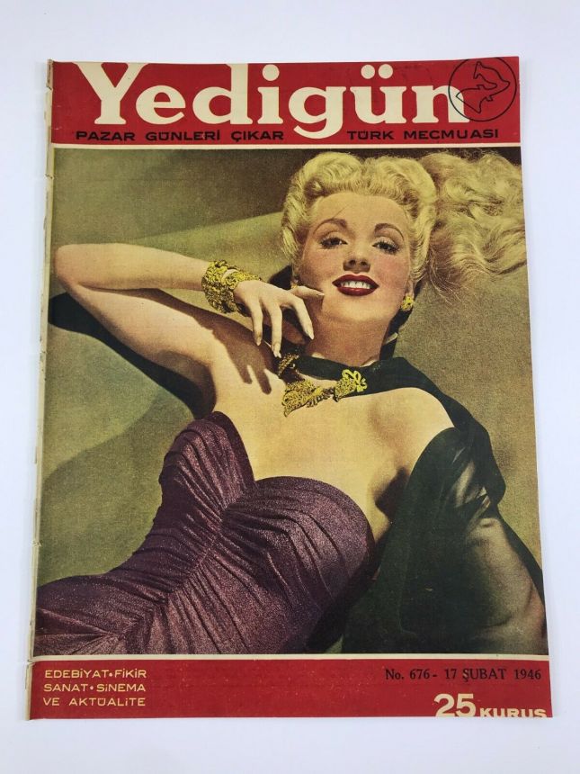 YEDIGUN magazine side cover Issue 676 17 February 1946