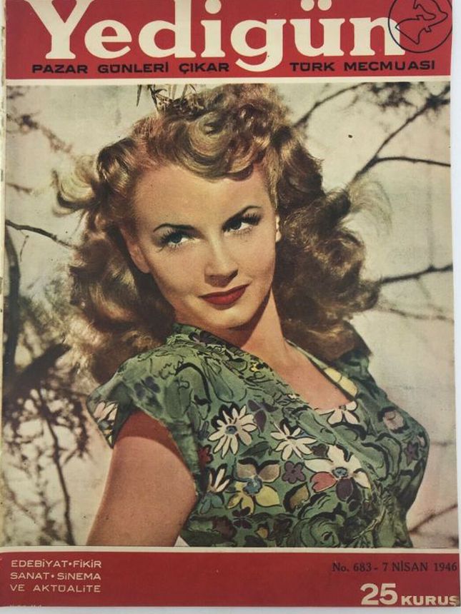 YEDIGUN magazine side cover Issue 683 7 April 1946