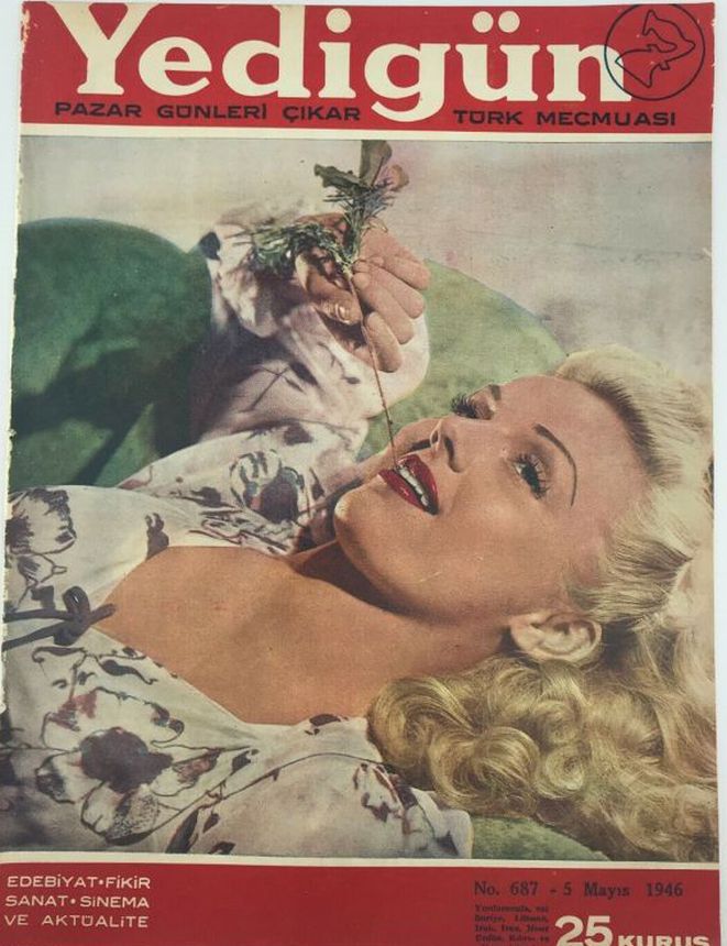 YEDIGUN magazine side cover Issue 687 5 May 1946