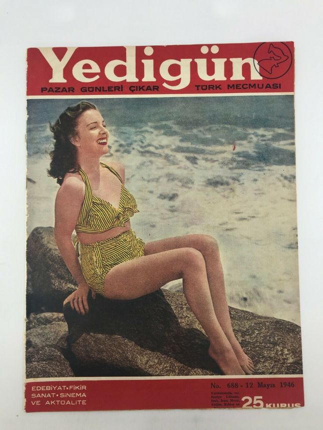 YEDIGUN magazine side cover Issue 688 12 May 1946