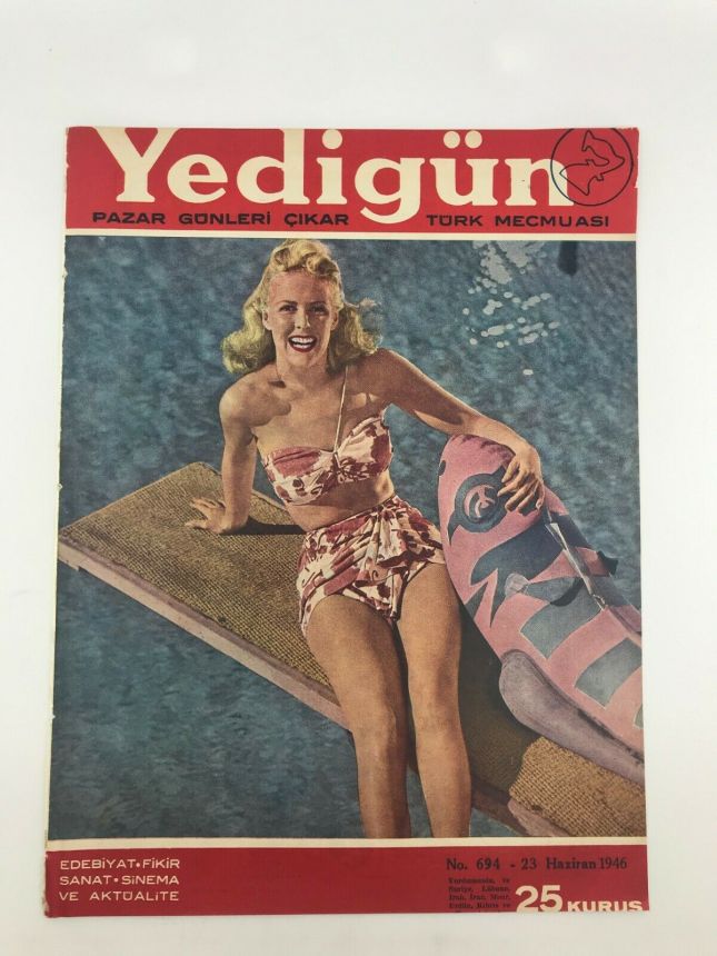 YEDIGUN magazine side cover Issue 694 23 June 1946