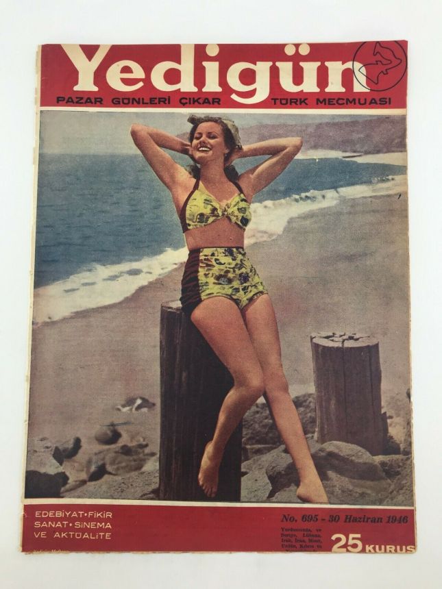 YEDIGUN magazine side cover Issue 695 30 June 1946